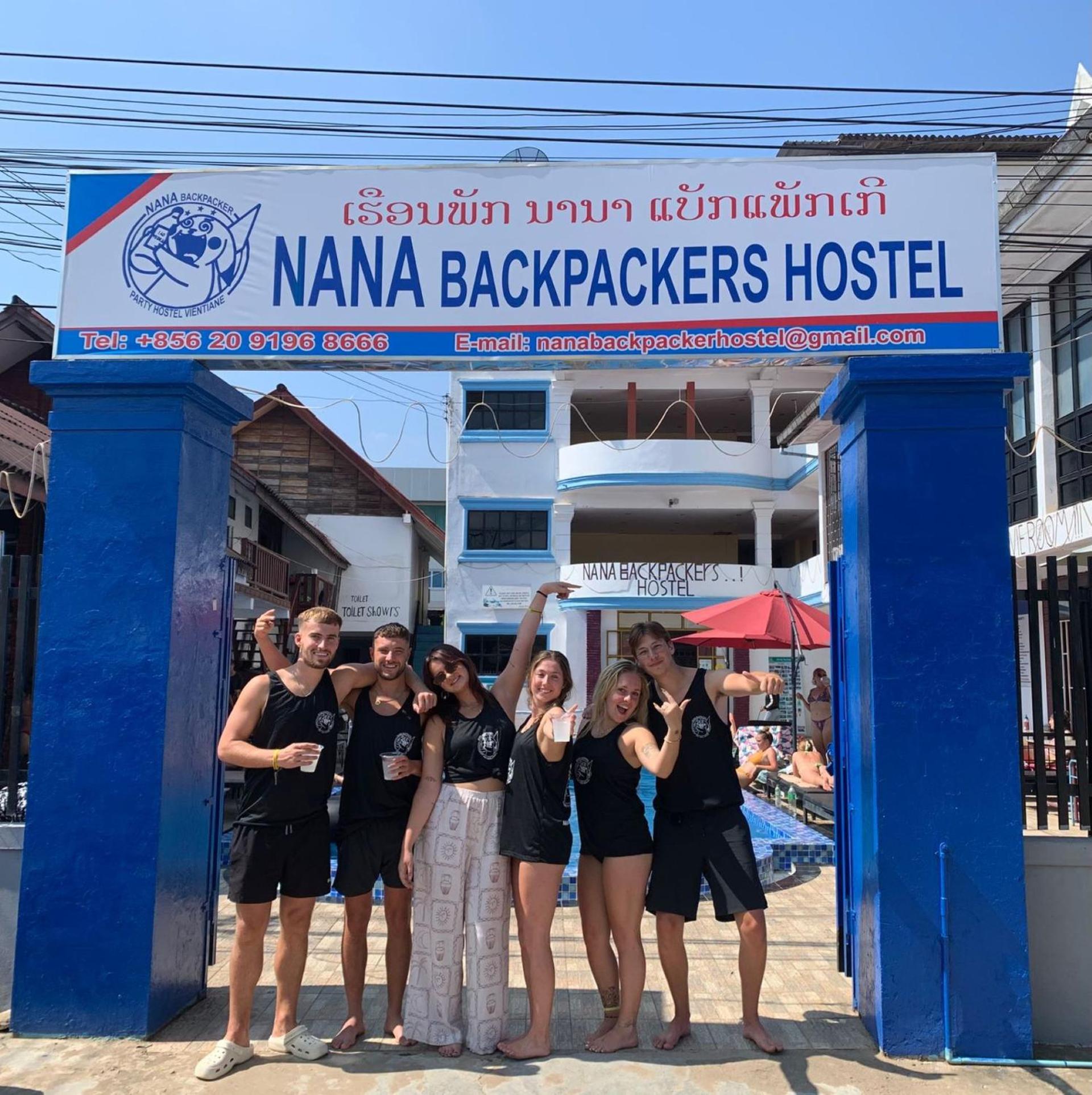 Nana Backpackers Hostel Vang Vieng Esterno foto